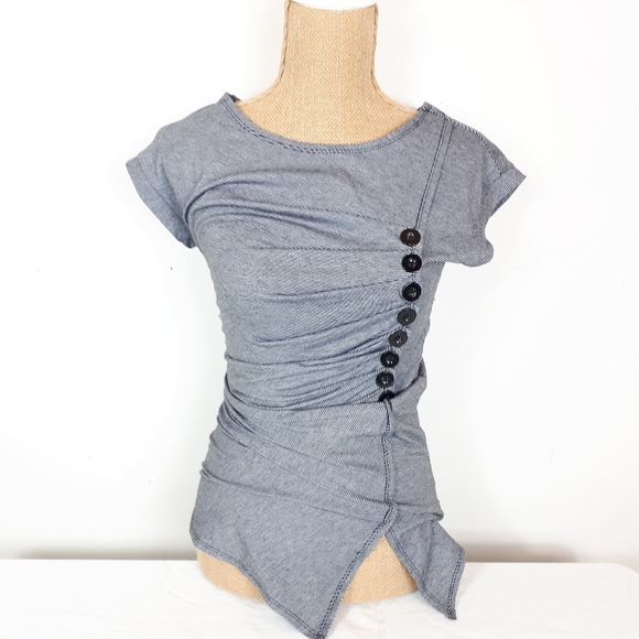 Candy Couture Tops - Candy Couture, grey career woman top